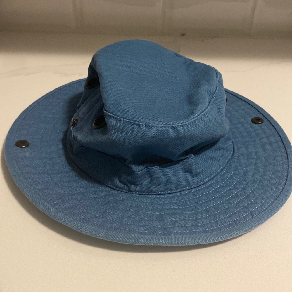 Tilley T3 Wanderer Hat size 7 in denim blue